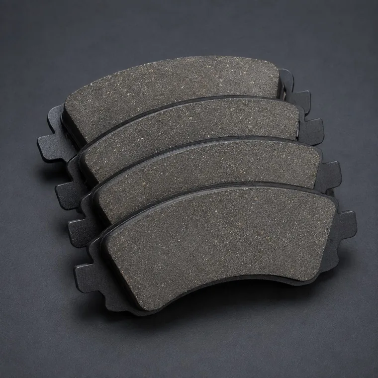 Ceramic brake pad set — front axle